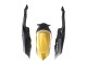 2008-2010 Suzuki GSXR 600 / GSXR 750 Motorcycle Fairings - Matte Black White Gold Canada