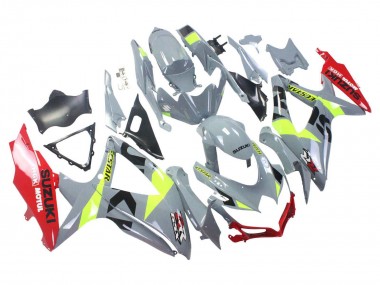 Shop 2008-2010 Suzuki GSXR 600 / GSXR 750 Motorcycle Fairings - Grey Yellow Red Canada