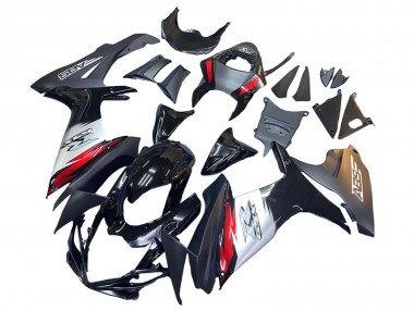 Shop 2011-2024 Suzuki GSXR 600 / GSXR 750 Motorcycle Fairings - Glossy Black Forged Carbon Fiber Silver Red Canada