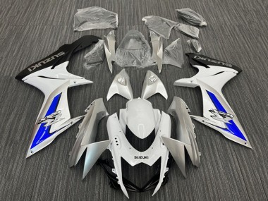 Shop 2011-2024 Suzuki GSXR 600 / GSXR 750 Motorcycle Fairings - White Silver Blue Black Canada