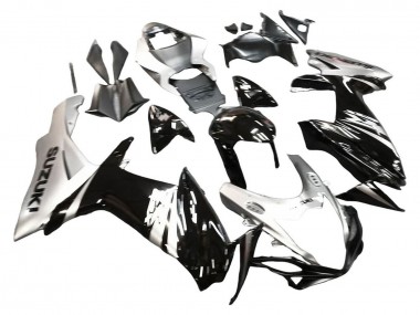 Shop 2011-2024 Suzuki GSXR 600 / GSXR 750 Motorcycle Fairing - Glossy Black Silver Canada