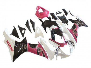 Shop 2011-2024 Suzuki GSXR 600 / GSXR 750 Motorcycle Fairings - White Pink Black Corona Canada