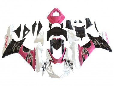 Shop 2011-2024 Suzuki GSXR 600 / GSXR 750 Motorcycle Fairings - White Pink Black Corona Canada