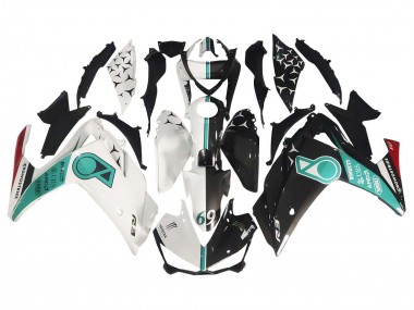 Shop 2015-2018 Yamaha YZF R3/R25 Motorcycle Fairings - White Green Glossy Black Canada