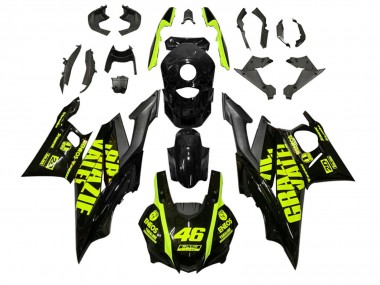 Shop 2022-2024 Yamaha YZF R3/R25 Motorcycle Fairings - Black Green ENEOS 46 Canada