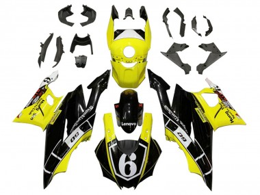 Shop 2022-2024 Yamaha YZF R3/R25 Motorcycle Fairings - Yellow White Black Lenovo 6 Canada