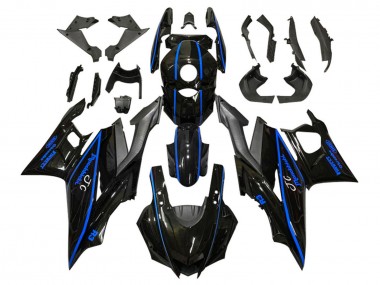 Shop 2022-2024 Yamaha YZF R3/R25 Motorcycle Fairings - Glossy Black Blue Canada