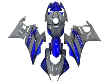 Shop 2022-2024 Yamaha YZF R3/R25 Motorcycle Fairings - Dark Grey Blue Canada