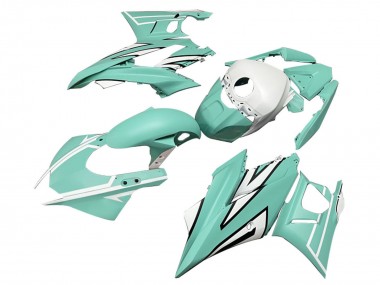 Shop 2022-2024 Yamaha YZF R3/R25 Motorcycle Fairings - Light Green White Black Stripe Canada