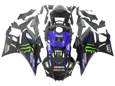 Shop 2022-2024 Yamaha YZF R3/R25 Motorcycle Fairings - Blue Green Black Monster Yamalube ENEOS Canada