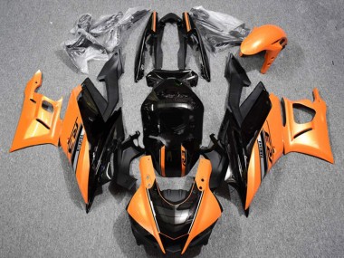 Shop 2022-2024 Yamaha YZF R3/R25 Motorcycle Fairings - Orange Glossy Black Canada