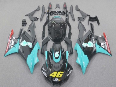 Shop 2022-2024 Yamaha YZF R3/R25 Motorcycle Fairings - Light Blue Red Black Petronas 46 Canada