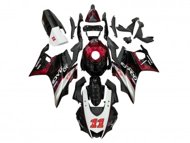 Shop 2022-2024 Yamaha YZF R3/R25 Motorcycle Fairings - Red Silver Black 11 Canada