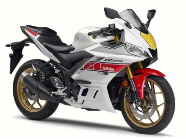 Shop 2022-2024 Yamaha YZF R3/R25 Motorcycle Fairing - White Red Black Canada