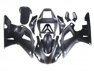 Shop 1998-1999 Yamaha YZF 1000 R1 Motorcycle Fairings - Matte Black Glossy Black Canada