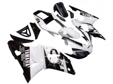 Shop 1998-1999 Yamaha YZF 1000 R1 Motorcycle Fairings - White Glossy Black Canada