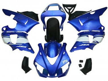Shop 1998-1999 Yamaha YZF 1000 R1 Motorcycle Fairings - Blue White Glossy Black Canada