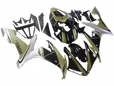Shop 2004-2006 Yamaha YZF 1000 R1 Motorcycle Fairings - Light Gold White Glossy Black Canada