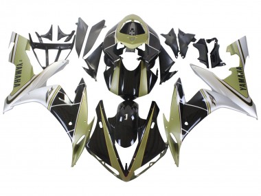 Shop 2004-2006 Yamaha YZF 1000 R1 Motorcycle Fairings - Light Gold White Glossy Black Canada