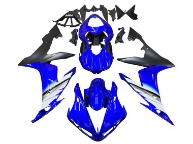 Shop 2004-2006 Yamaha YZF 1000 R1 Motorcycle Fairings - Blue White Matte Black Canada