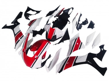 Shop 2020-2025 Yamaha YZF 1000 R1 Motorcycle Fairing - White Red Glossy Black Canada
