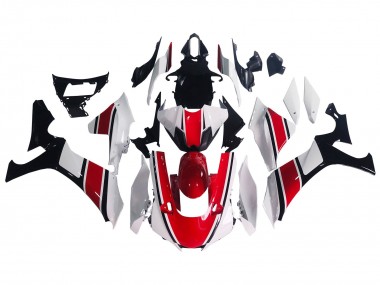 Shop 2020-2025 Yamaha YZF 1000 R1 Motorcycle Fairing - White Red Glossy Black Canada