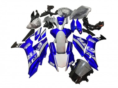 Shop 2020-2025 Yamaha YZF 1000 R1 Motorcycle Fairings - White Blue Glossy Black GYTR Yamalube Canada