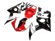 2003-2004 Yamaha YZF R6 Motorcycle Fairings - Red White Glossy Black Canada