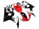 2003-2004 Yamaha YZF R6 Motorcycle Fairings - Red White Glossy Black Canada