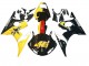 2003-2004 Yamaha YZF R6 Motorcycle Fairings - Yellow Red Glossy Black 46 Canada
