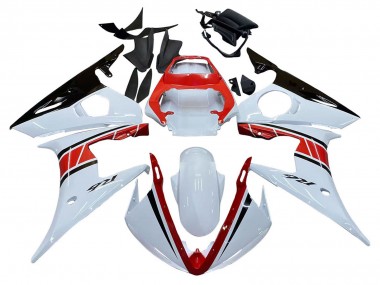 Shop 2003-2004 Yamaha YZF R6 Motorcycle Fairings - White Red Glossy Black Canada