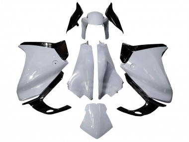 Shop 2010-2016 Honda VFR 1200 Motorcycle Fairings - White Glossy Black Canada