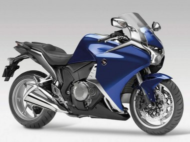 Shop 2010-2016 Honda VFR 1200 Motorcycle Fairings - Blue Black Canada