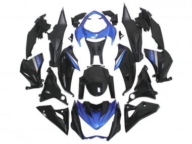 Shop 2014-2019 Kawasaki Z1000 Motorcycle Fairings - Blue Glossy Black Canada