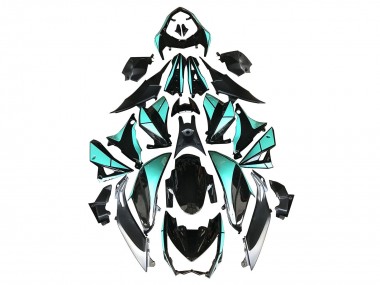 Shop 2014-2019 Kawasaki Z1000 Motorcycle Fairings - Light Blue Glossy Black Silver Canada