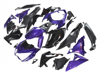Shop 2014-2019 Kawasaki Z1000 Motorcycle Fairings - Purple Glossy Black Matte Black Canada