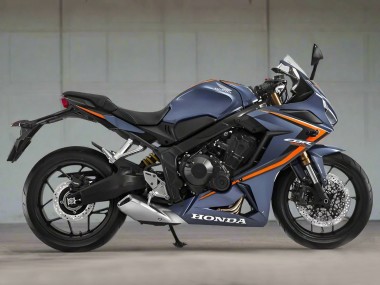 Shop 2019-2020 Honda CBR650R Motorcycle Fairings - Glossy Dark Blue Orange Black Canada