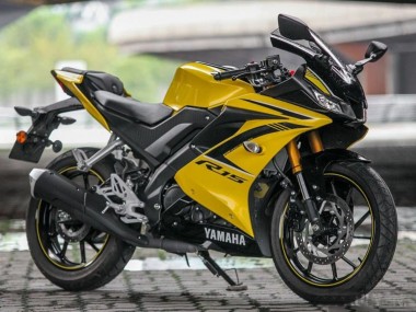 Shop 2018-2024 Yamaha YZF R15 Motorcycle Fairings - Yellow Black Canada