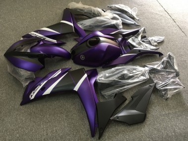 Shop 2015-2018 Yamaha YZF R3/R25 Motorcycle Fairings - White Purple Matte Black Canada