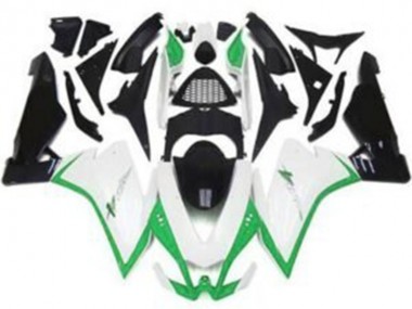 Shop 2009-2015 Aprilia RSV4 1000 Motorcycle Fairings - White Green Black Canada
