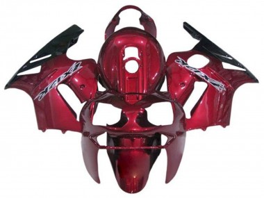 Shop 2000-2001 Kawasaki ZX12R Motorcycle Fairings - Candy Red Black White Canada