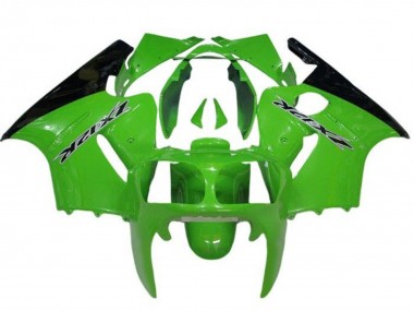 Shop 2000-2001 Kawasaki ZX12R Motorcycle Fairings - Green Black Canada