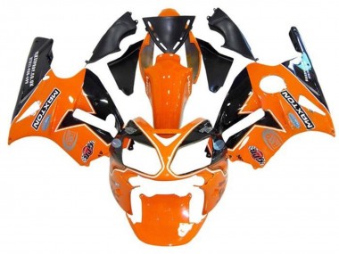 Shop 2000-2001 Kawasaki ZX12R Motorcycle Fairings - Orange Black White Maxton Canada