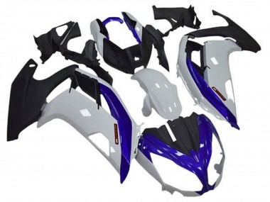 Shop 2012-2016 Kawasaki Ninja 650 EX650 Motorcycle Fairings - White Blue Matte Black Canada