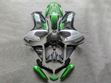 Shop 2012-2016 Kawasaki Ninja 650 EX650 Motorcycle Fairings - Green Grey Black Canada