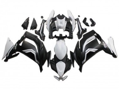 Shop 2020-2025 Kawasaki Ninja 650 EX650 Motorcycle Fairings - White Matte Black Canada