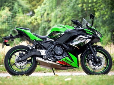 Shop 2020-2025 Kawasaki Ninja 650 EX650 Motorcycle Fairings - Green Black Red Honeycomb Canada