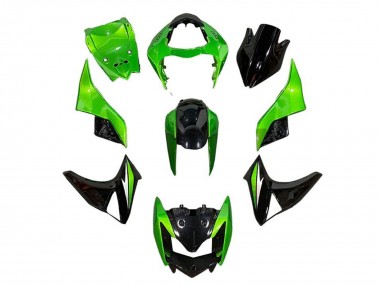 Shop 2007-2009 Kawasaki Z1000 Motorcycle Fairings - Green Glossy Black Canada