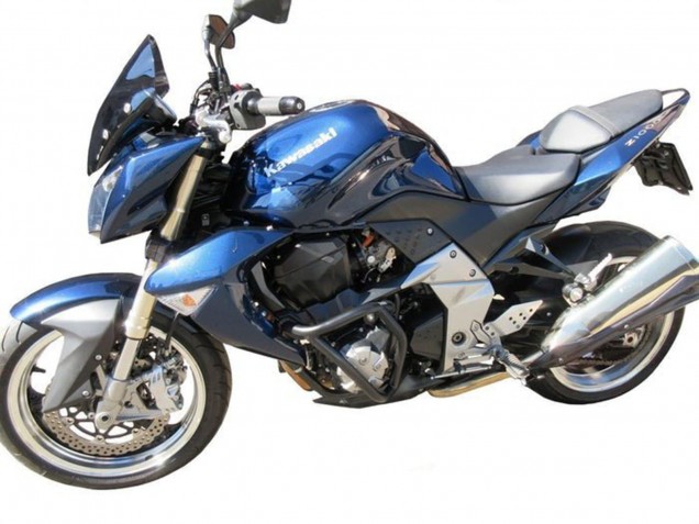2007-2009 Kawasaki Z1000 Motorcycle Fairings - Blue Silver Canada