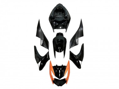 Shop 2007-2009 Kawasaki Z1000 Motorcycle Fairings - Glossy Black Orange Canada